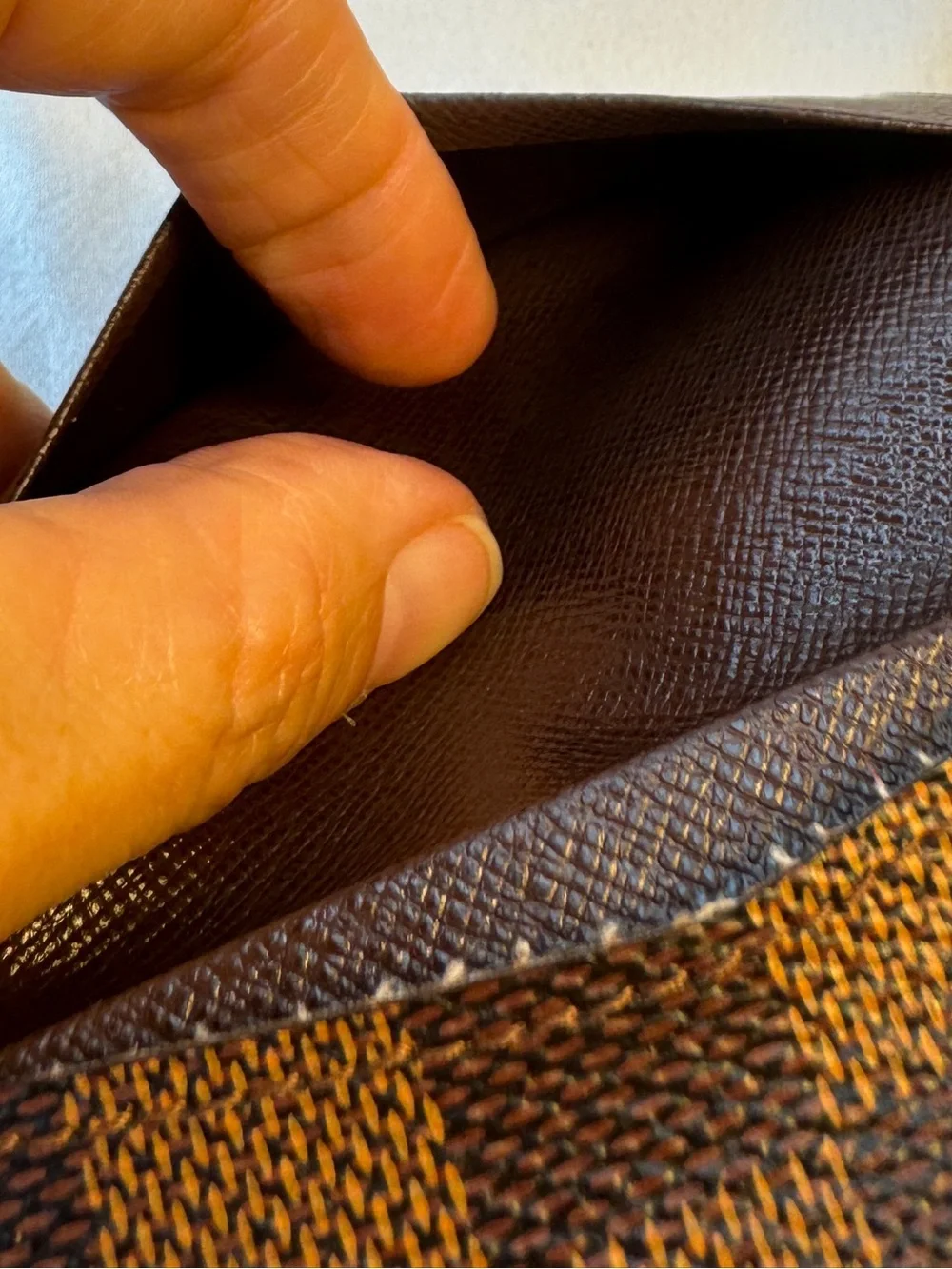 Louis Vuitton Damier Ebene Card Holder Wallet
